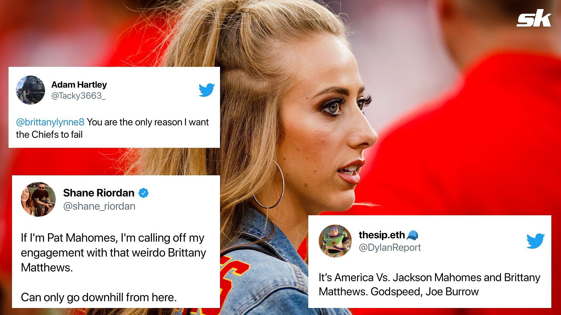New York Post Sports on X: Patrick Mahomes' wife, Brittany Matthews, wants  a Chiefs apology   / X