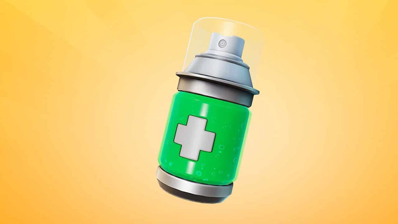 The Med Mist in Fortnite is the newest bugged item and players can use it to gain infinite health in Battle Royale matches (Image via Epic Games)