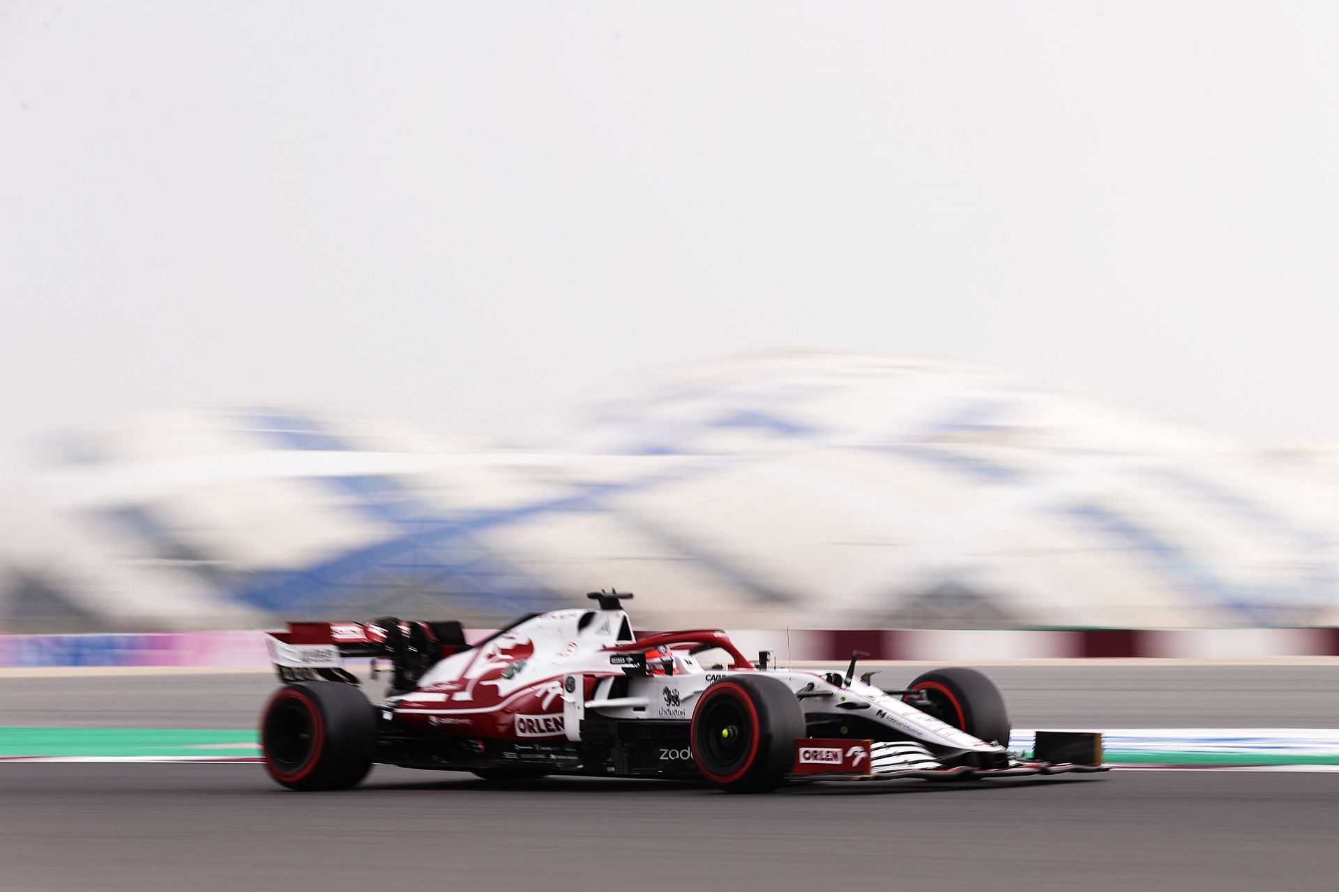 Kimi Raikkonen in action at the 2021 Qatar Grand Prix (Photo by Lars Baron/Getty Images)