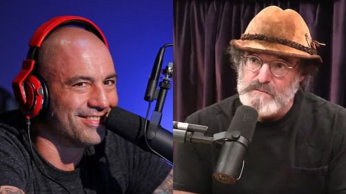 Joe Rogan (left) and Paul Stamets (right)