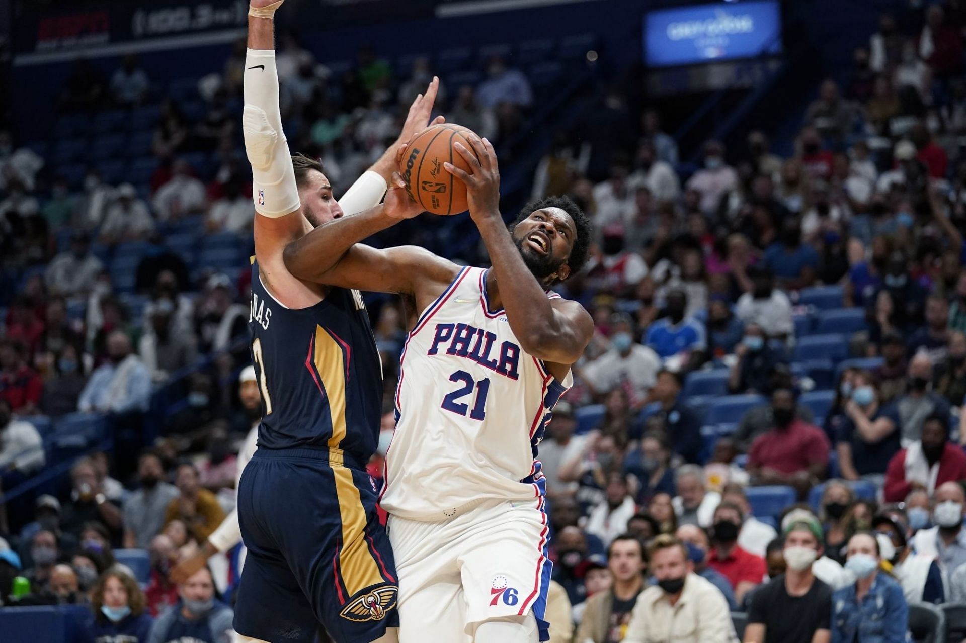 The visiting New Orleans Pelicans are looking to extend their two-game winning streak when they face the Philadelphia 76ers on Tuesday. [Photo: Bloomberg.com]