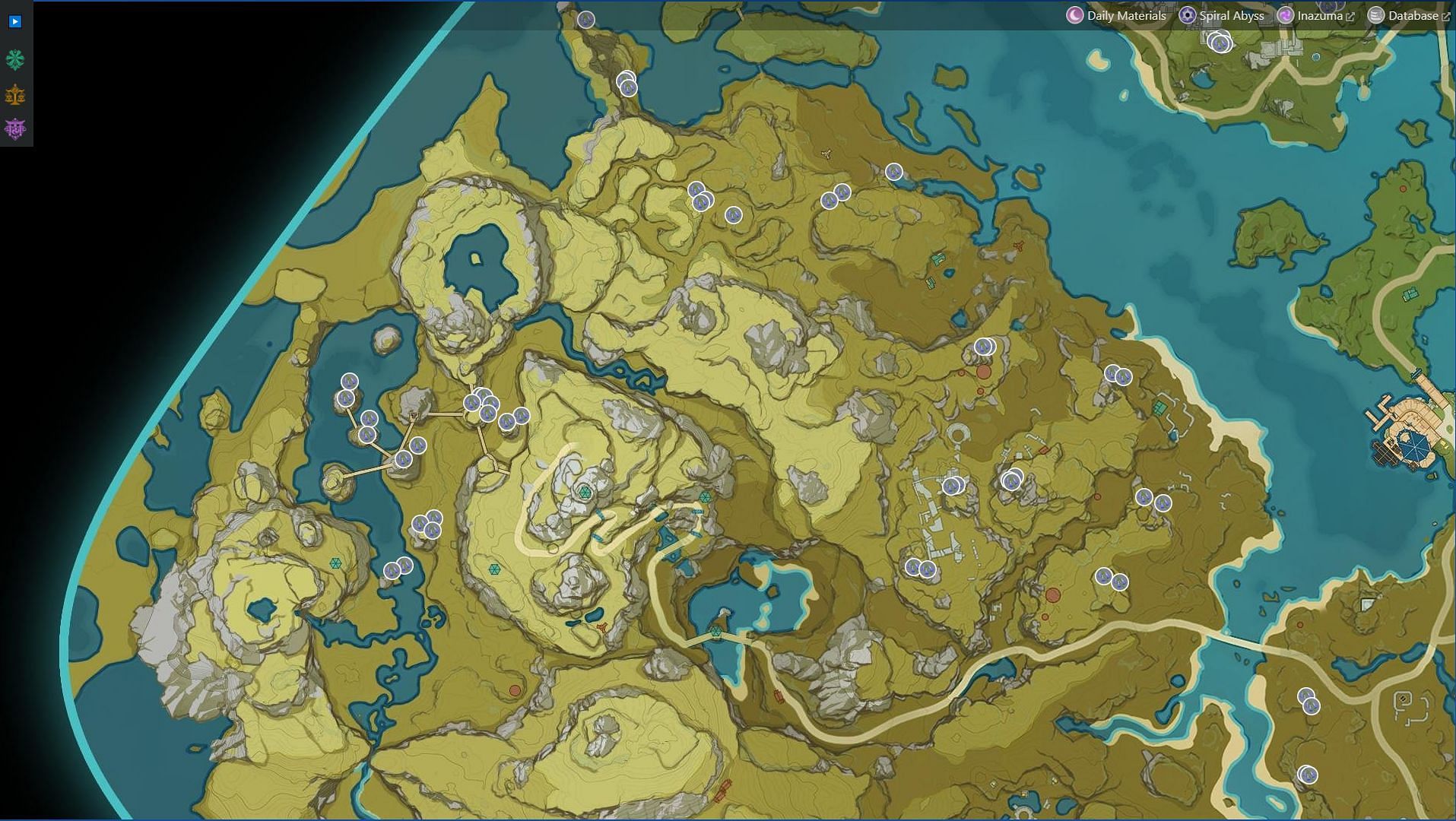 All Violetgrass locations in Genshin Impact