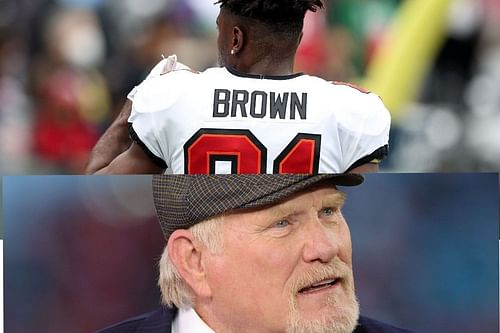 Antonio Brown and Terry Bradshaw