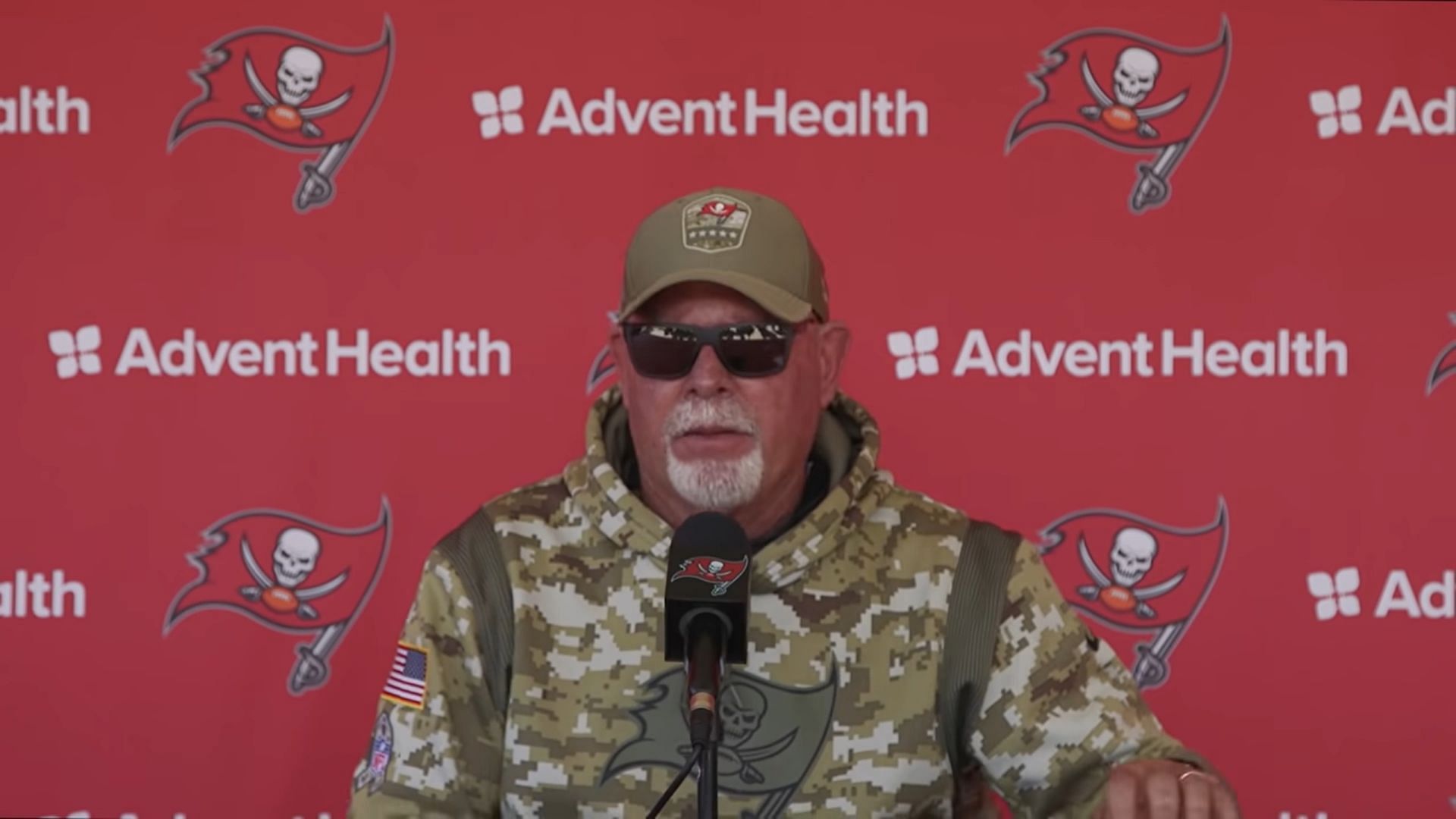 Bruce Arians at today's press conference