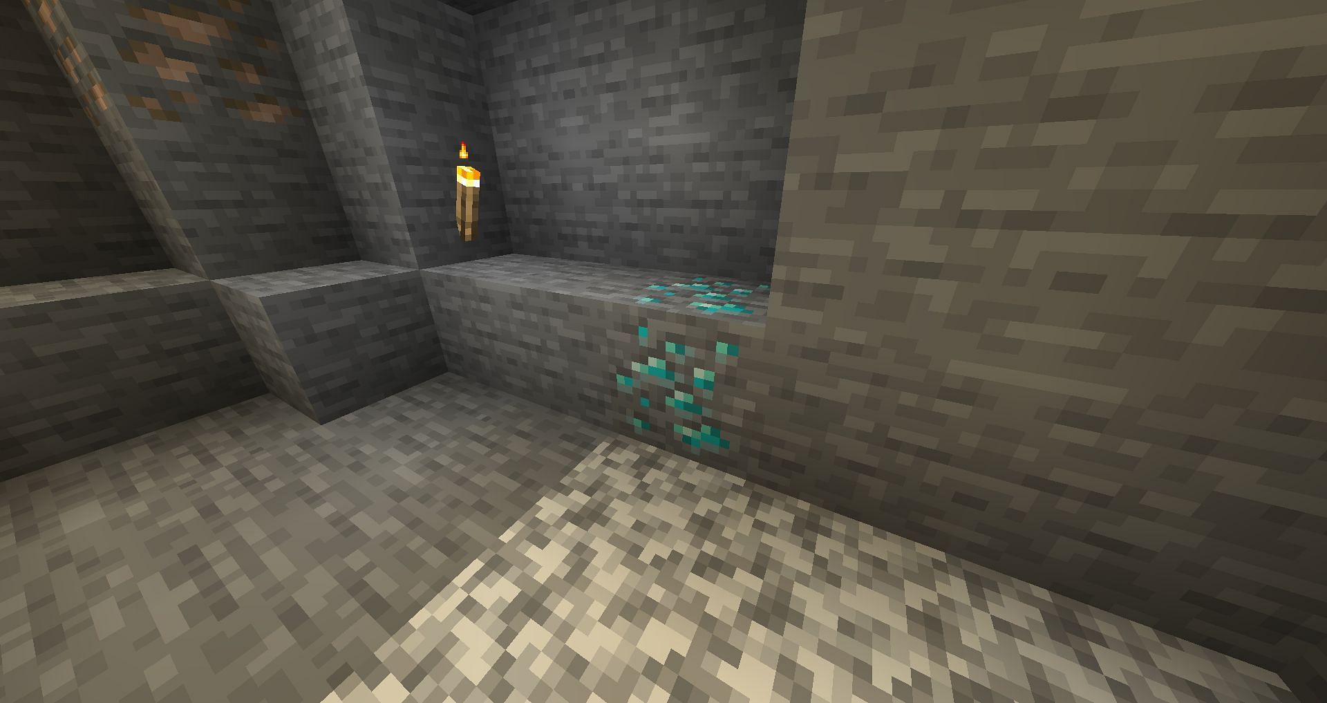 Diamond ore (Image via Minecraft)
