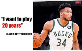 "I want to play 20 years" - Giannis Antetokounmpo talks about wanting to play for 20 years, hopes he can play all of them with the Milwaukee Bucks