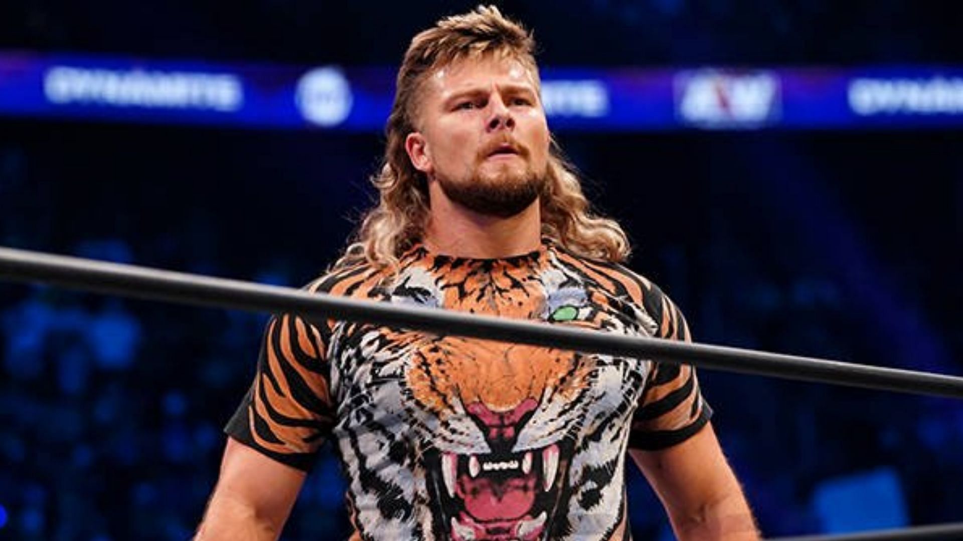 Brian Pillman Jr. at an AEW Dynamite show in 2021