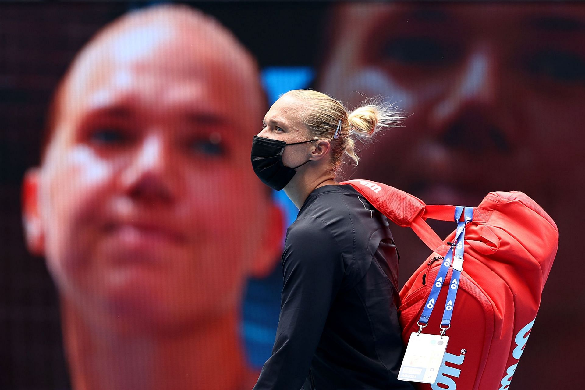 Kaia Kanepi at the 2021 Australian Open