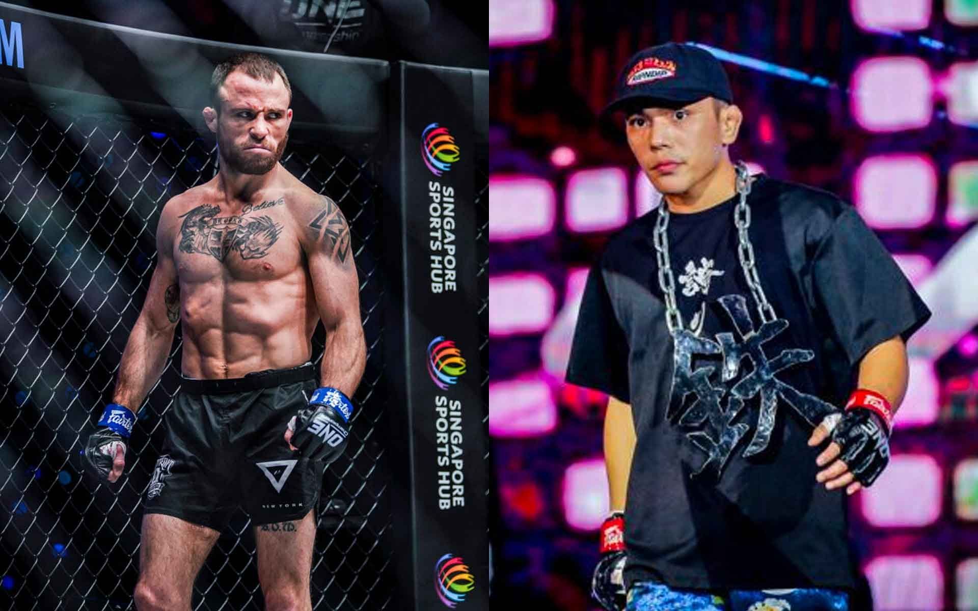 Jarred Brooks (left), Hiroba Minowa (right) [Photo: ONE Championship]