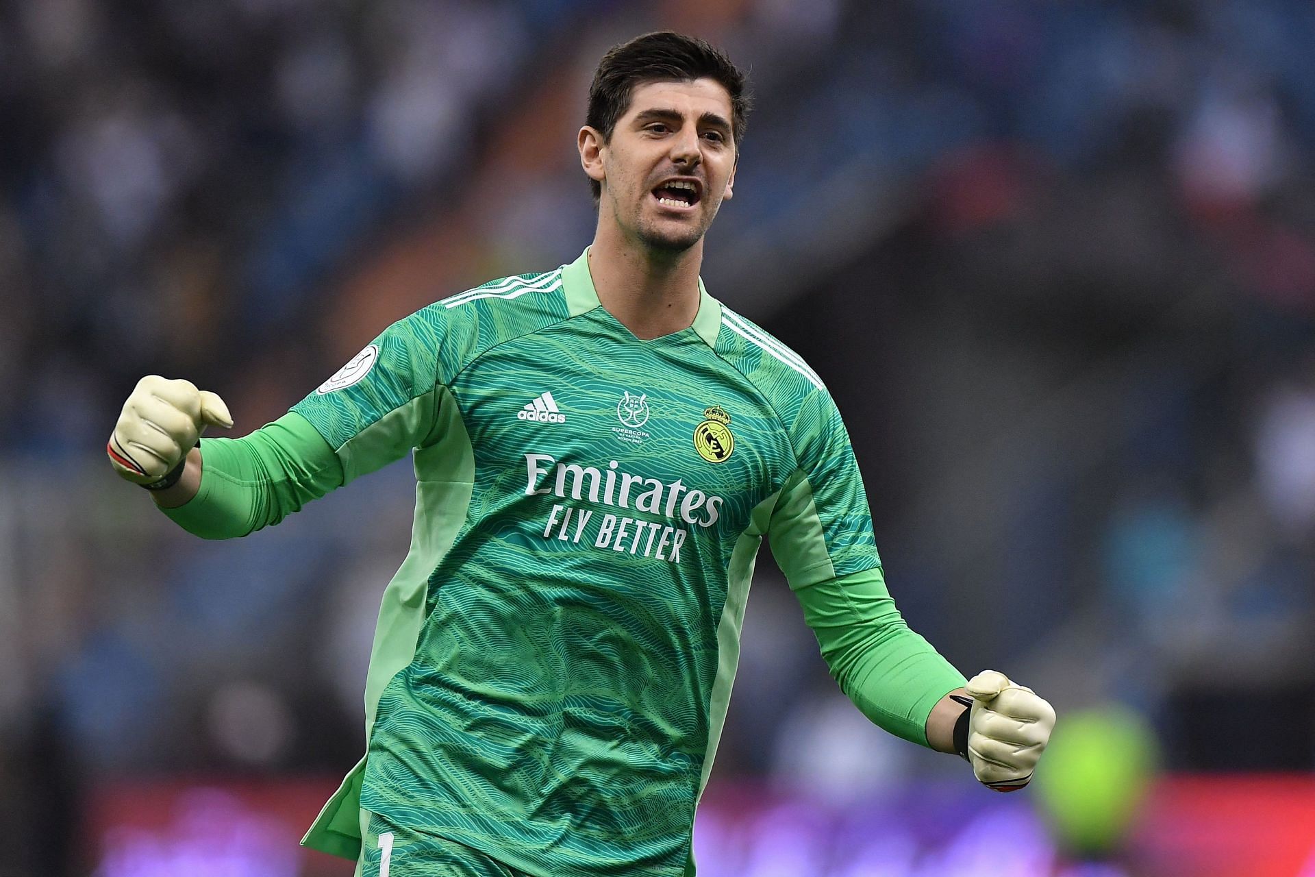 Thibaut Courtois&#039; penalty save ensured a clean sheet for Madrid.