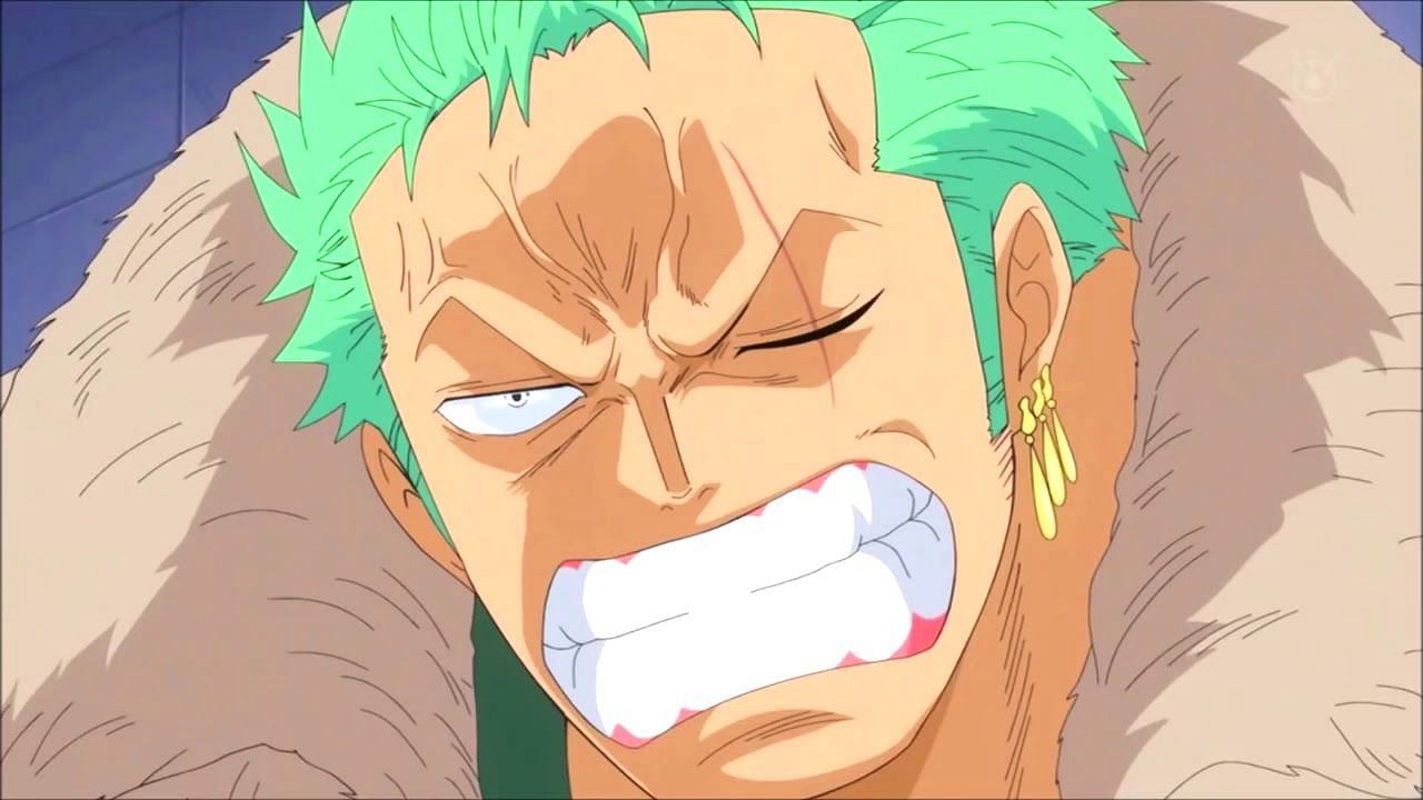 One Piece Chapter 1038 puts Zoro in a dangerous spot. (Image via Toei Animation)