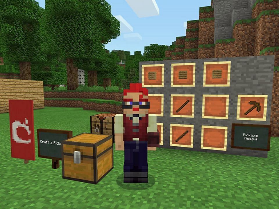 Education Edition has plenty of features, but remains a Bedrock version at its core (Image via Mojang)