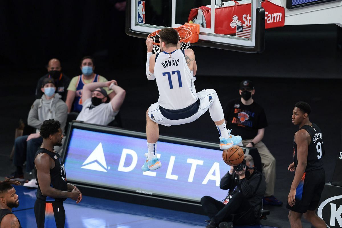 Dallas Mavericks vs New York Knicks. (Photo Courtesy of USA Today)