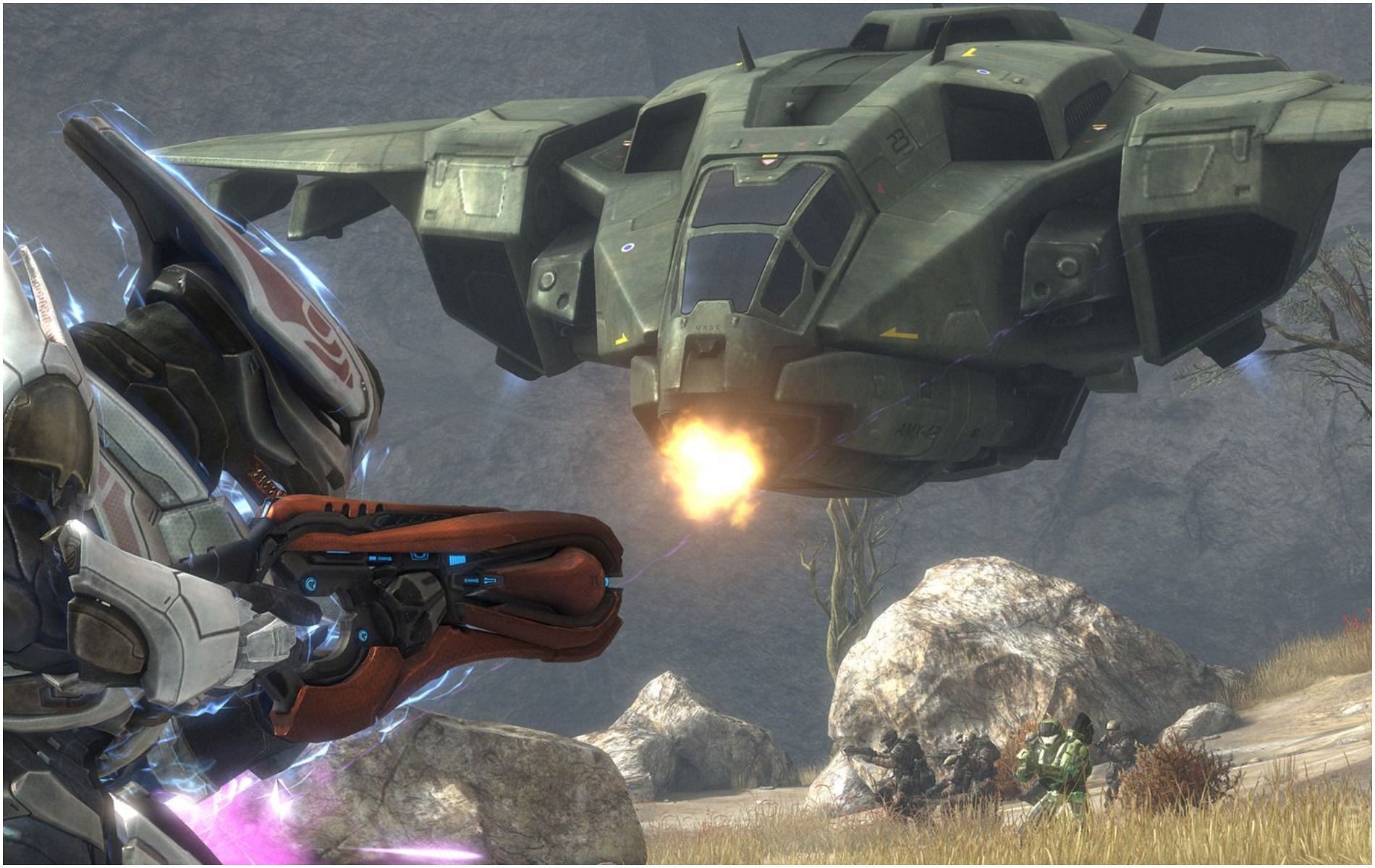 How to get into the Pelican in Halo Infinite (Image via 343 Industries)