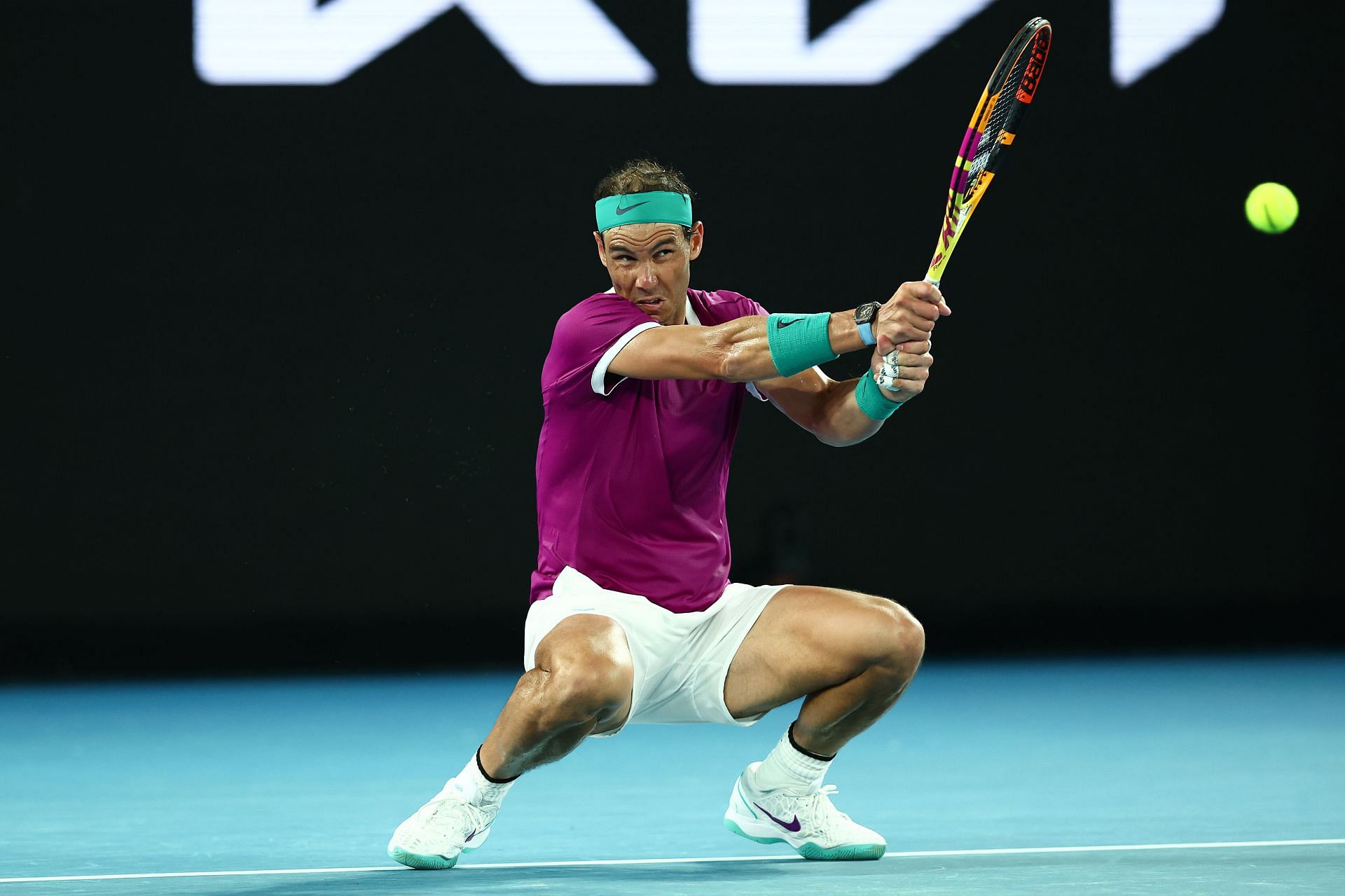 Rafael Nadal at the Australian Open 2022