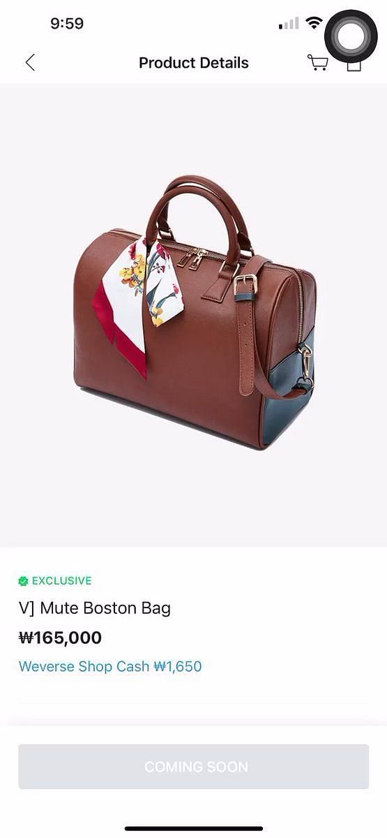 [V] MUTE BOSTON BAG