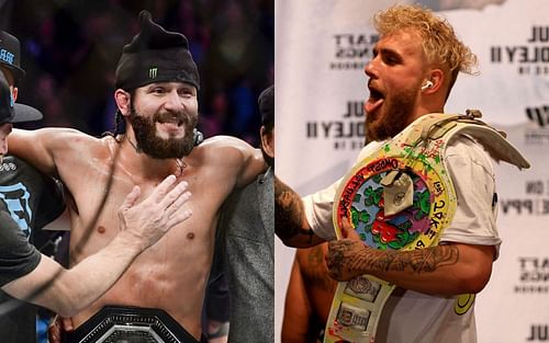 Jorge Masvidal (left), Jake Paul (right)