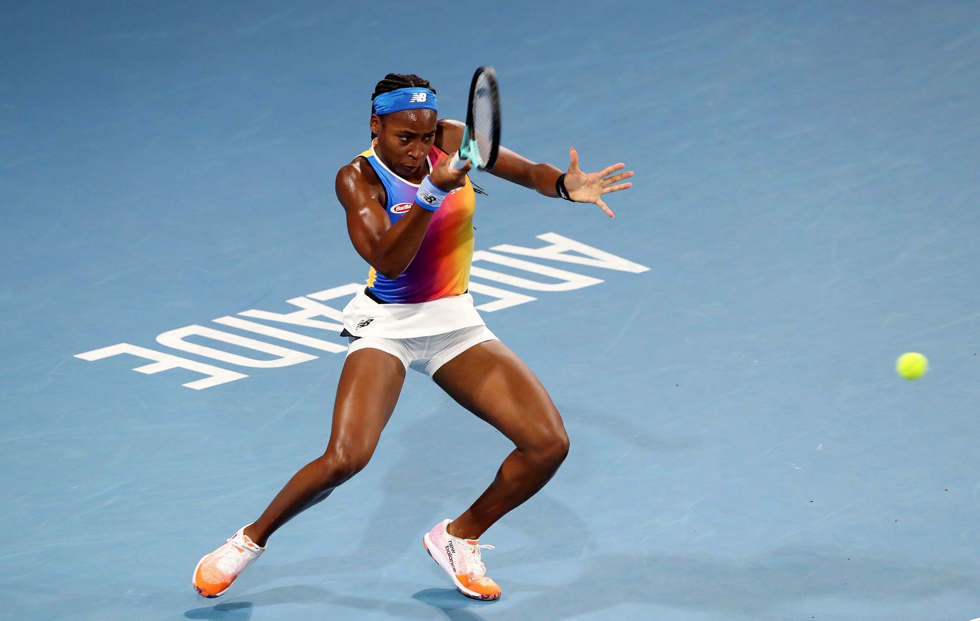 Gauff at the Adelaide International 2 2022