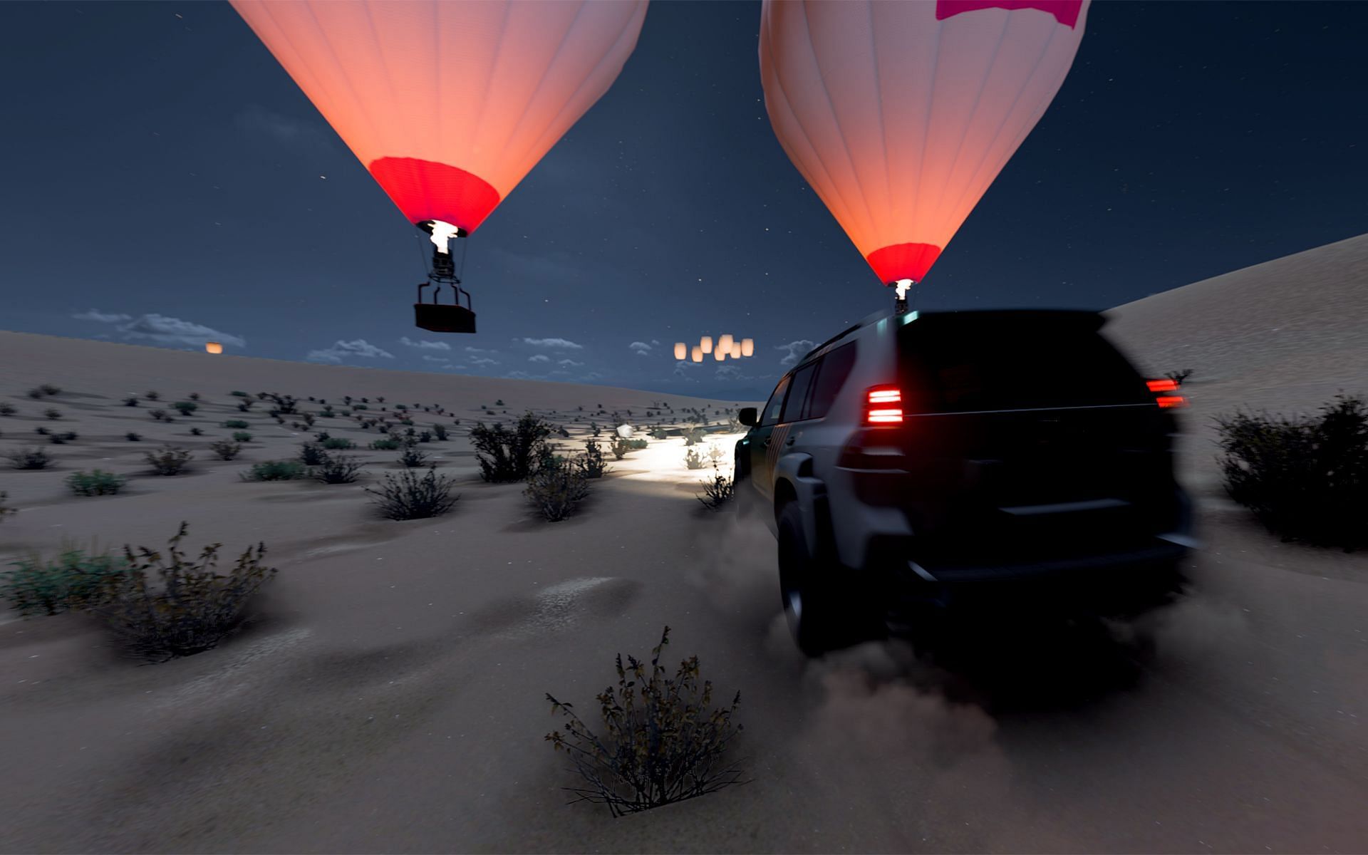 Guide to smash 50 lanterns in Light the Beacons challenge (Image via Forza Horizon 5)