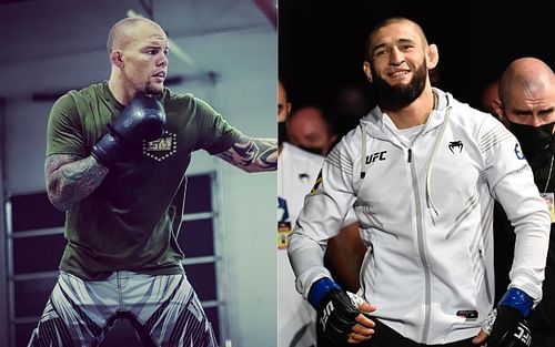 Anthony Smith (left) and Khamzat Chimaev (right) [Image credits: @lionheartsmith and @ufc on Instagram]