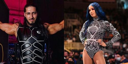 Mustafa Ali and Sasha Banks both are signed to SmackDown