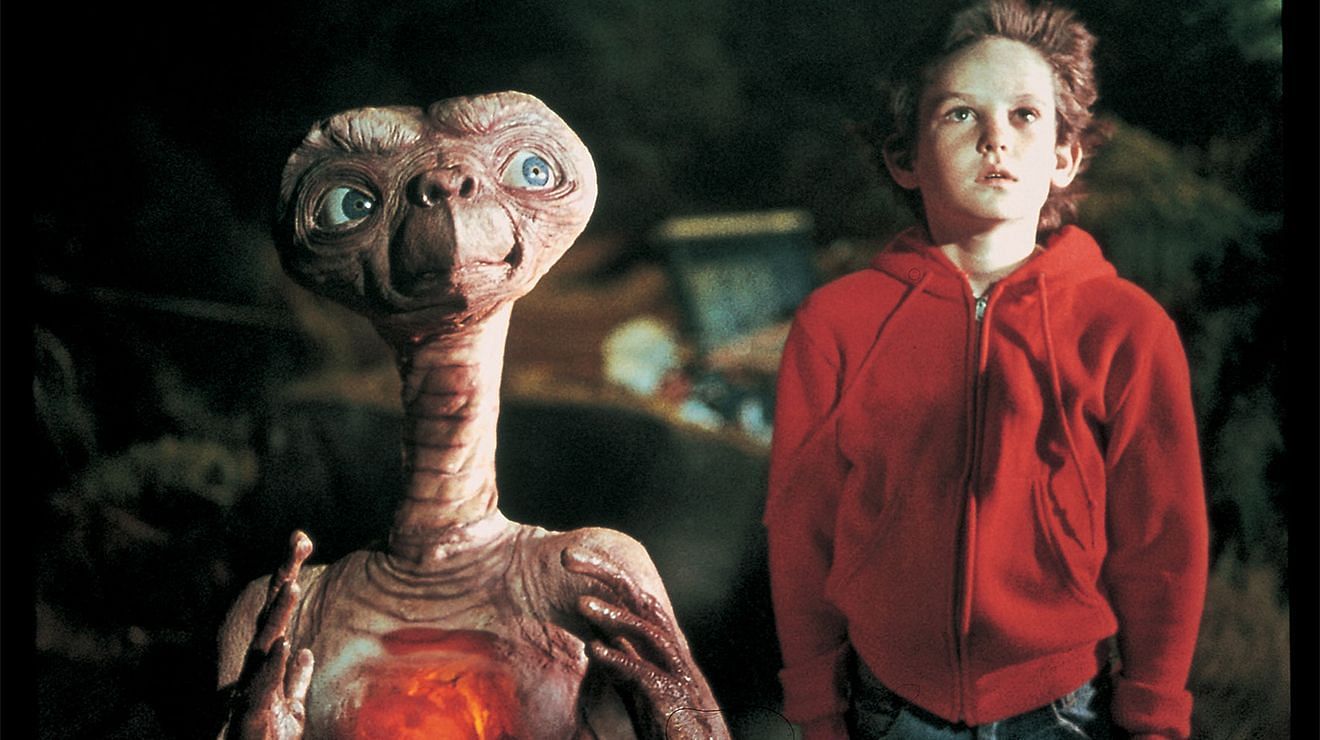 E.T. with his human companion Elliot (Image via Universal Pictures)