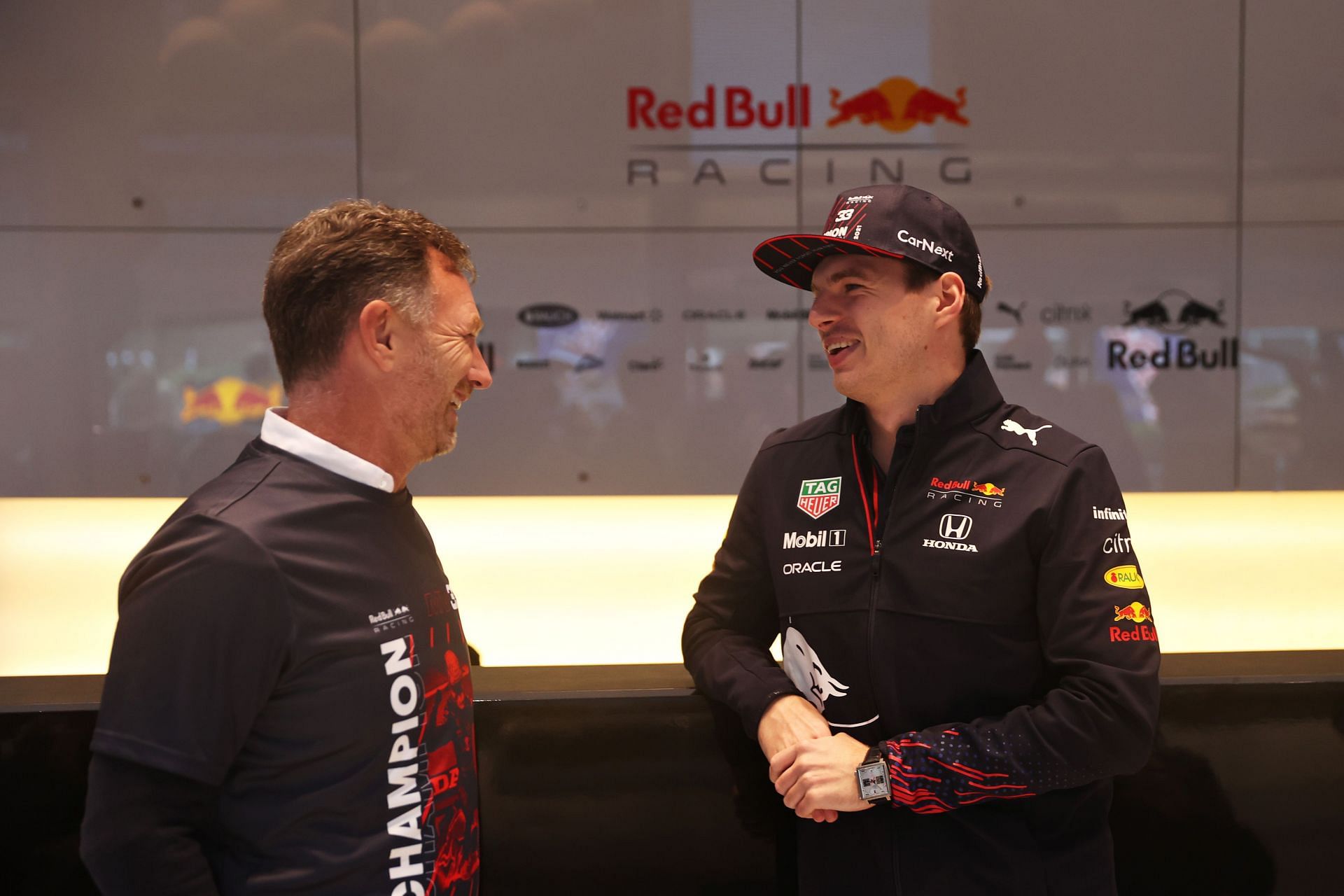 F1 World Champion Max Verstappen Celebrates At Red Bull Racing Factory