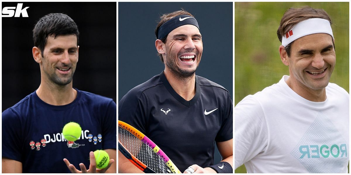 The Big 3 in tennis - Novak Djokovic, Rafael Nadal and Roger Federer