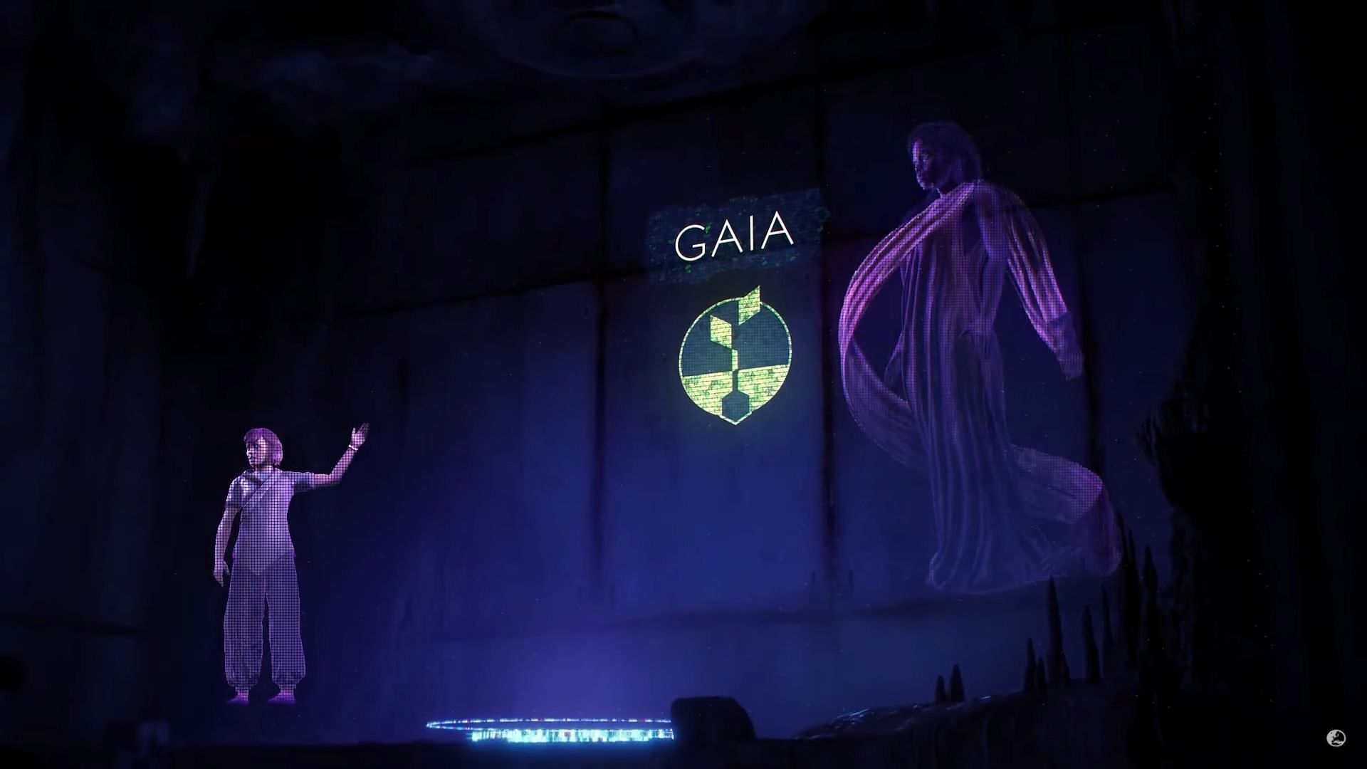 Gaia is back, more as a guide than anything (Image via Guerilla Games)