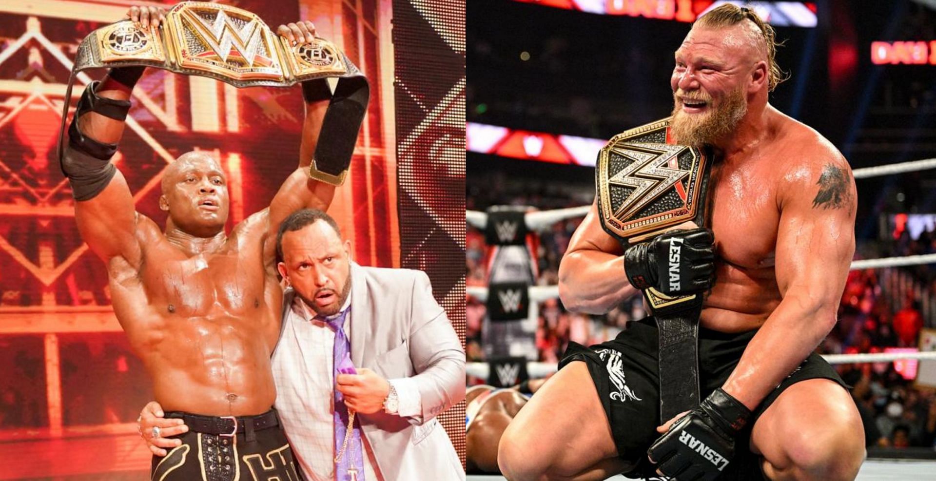 WWE चैंपियन ब्रॉक लैसनर और बॉबी लैश्ले आमने-सामने आ सकते हैं