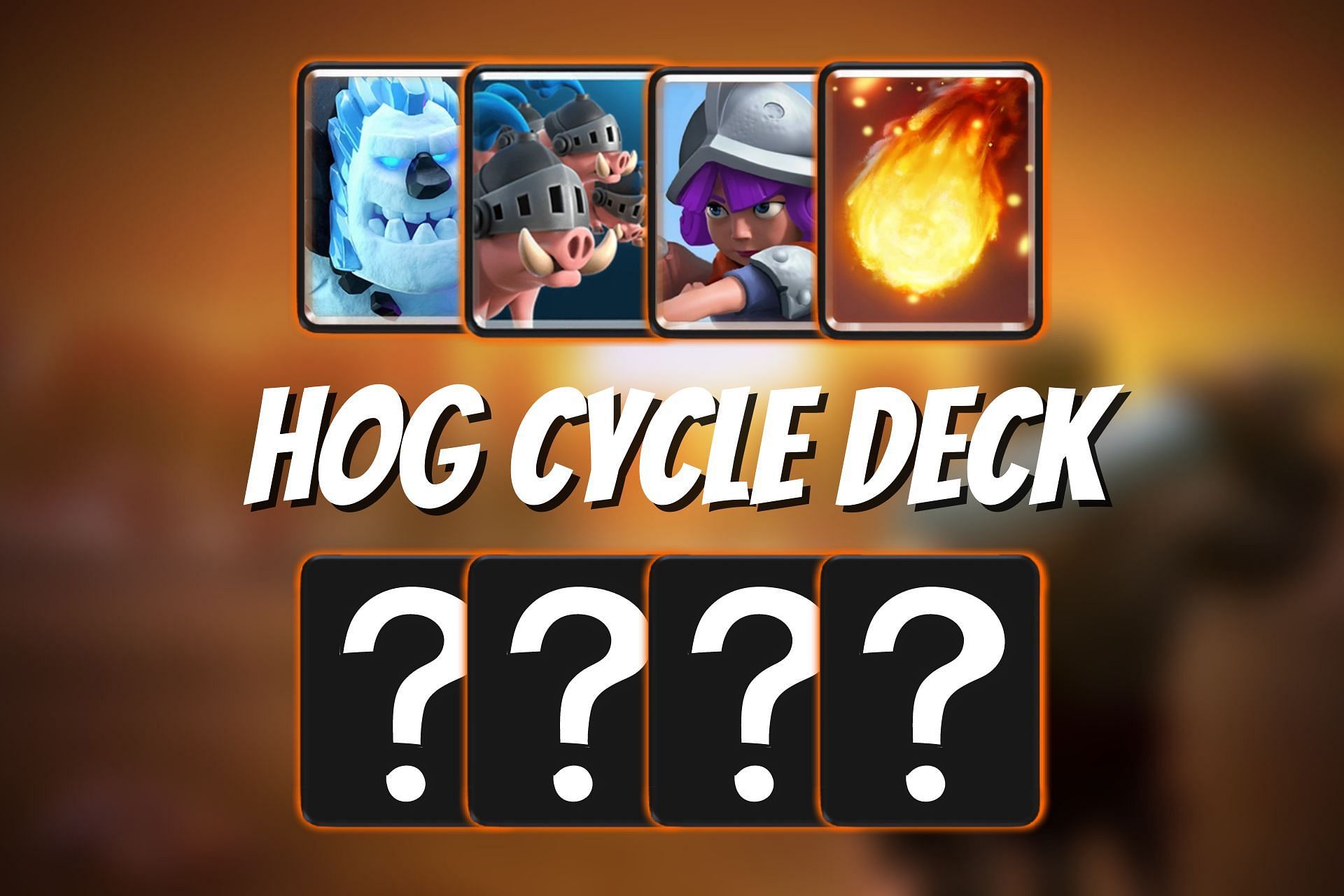 The Hog Cycle Deck is one of Clash Royale&#039;s most popular and effective battle decks (Image via Sportskeeda)