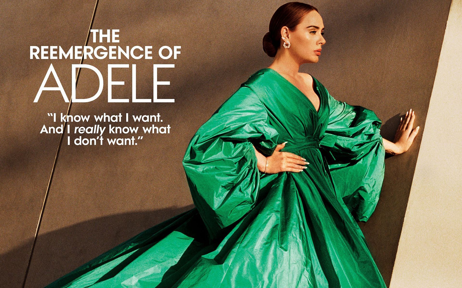 Adele on Vogue&rsquo;s November 2021 Cover (Image via Adele/Instagram)