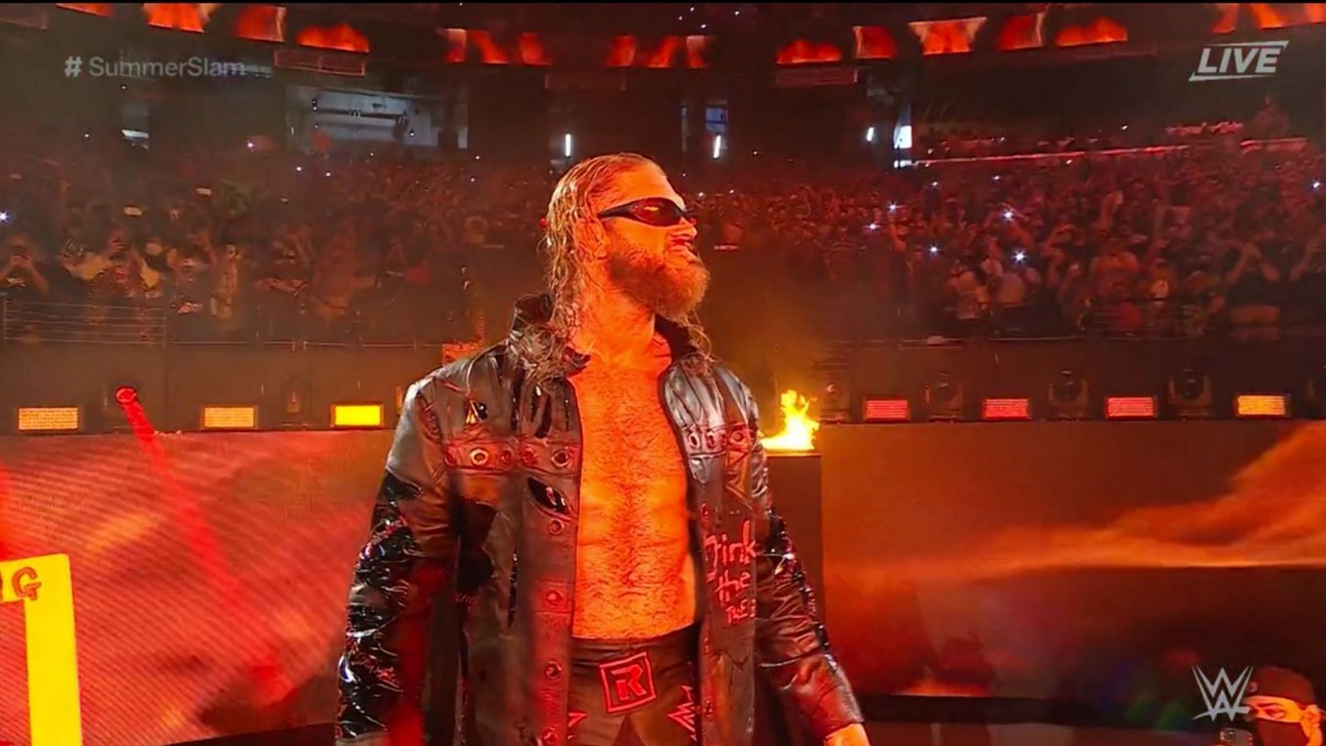 Edge had a special entrance at SummerSlam 2021