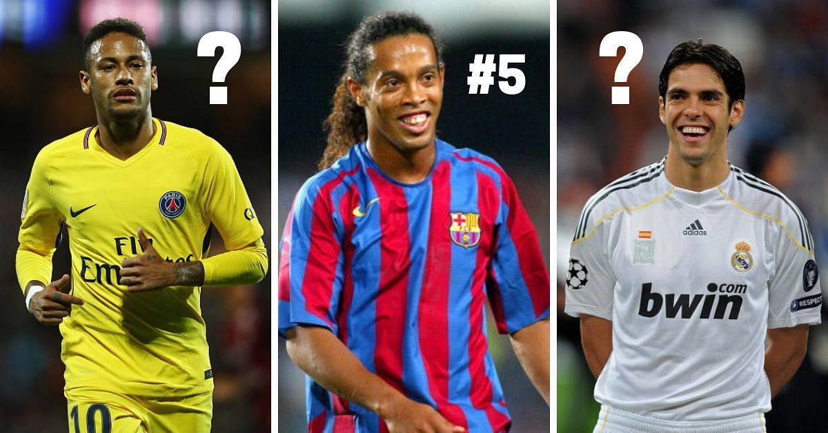 Neymar, Ronaldinho and Kaka.