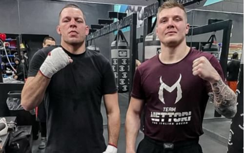 Nate Diaz and Marvin Vettori (Image courtesy - @natediaz209 on Instagram)