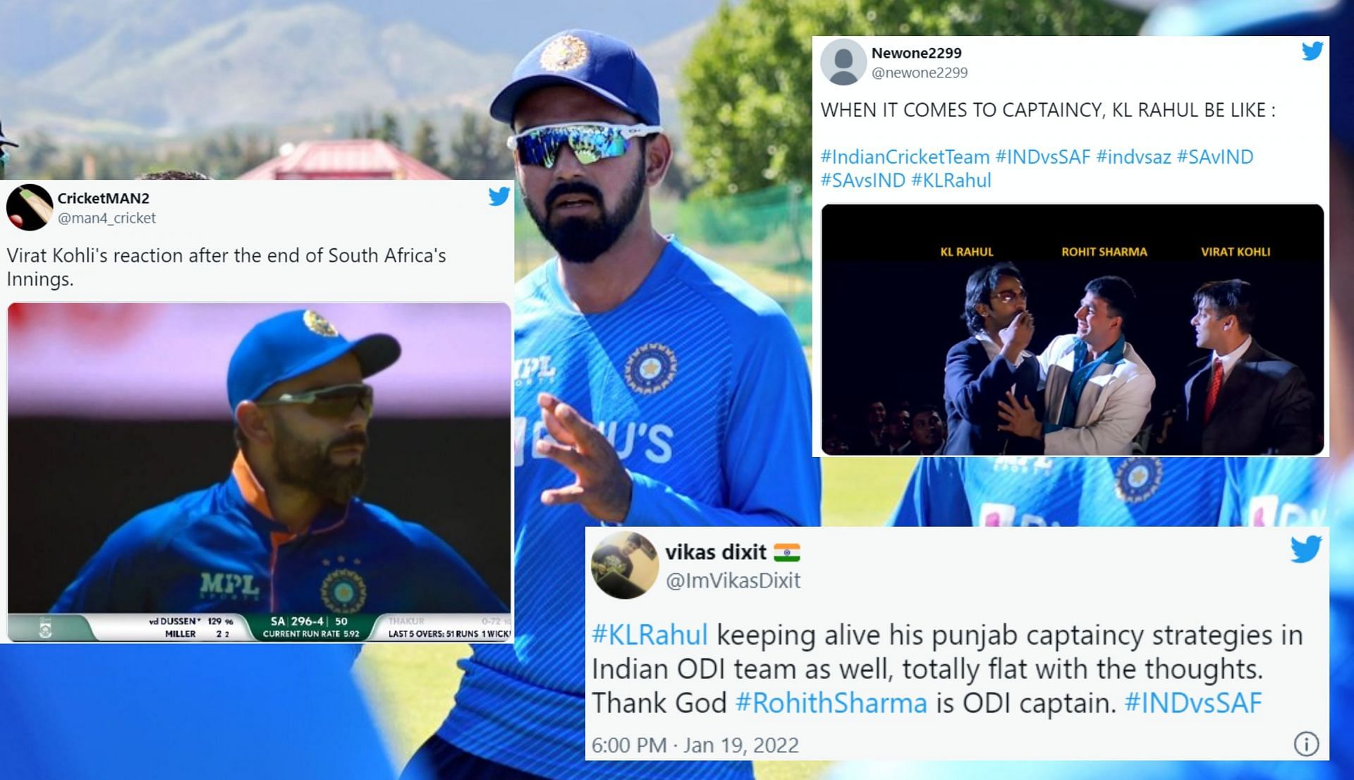 Fans slam KL Rahul after South Africa reach 296 without any trouble on a slow track