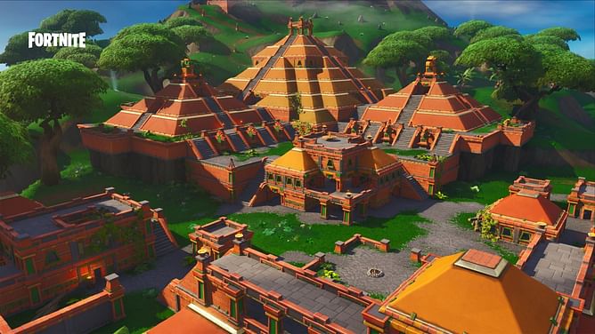 How to harvest Stone from The Temple, The Ruins, or Tumbledown Temple in Fortnite Chapter 3 Season 1