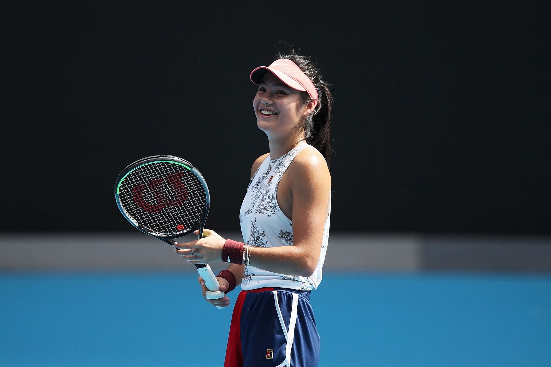 Emma Raducanu in Melbourne ahead of 2022 Australian Summer of Tennis.