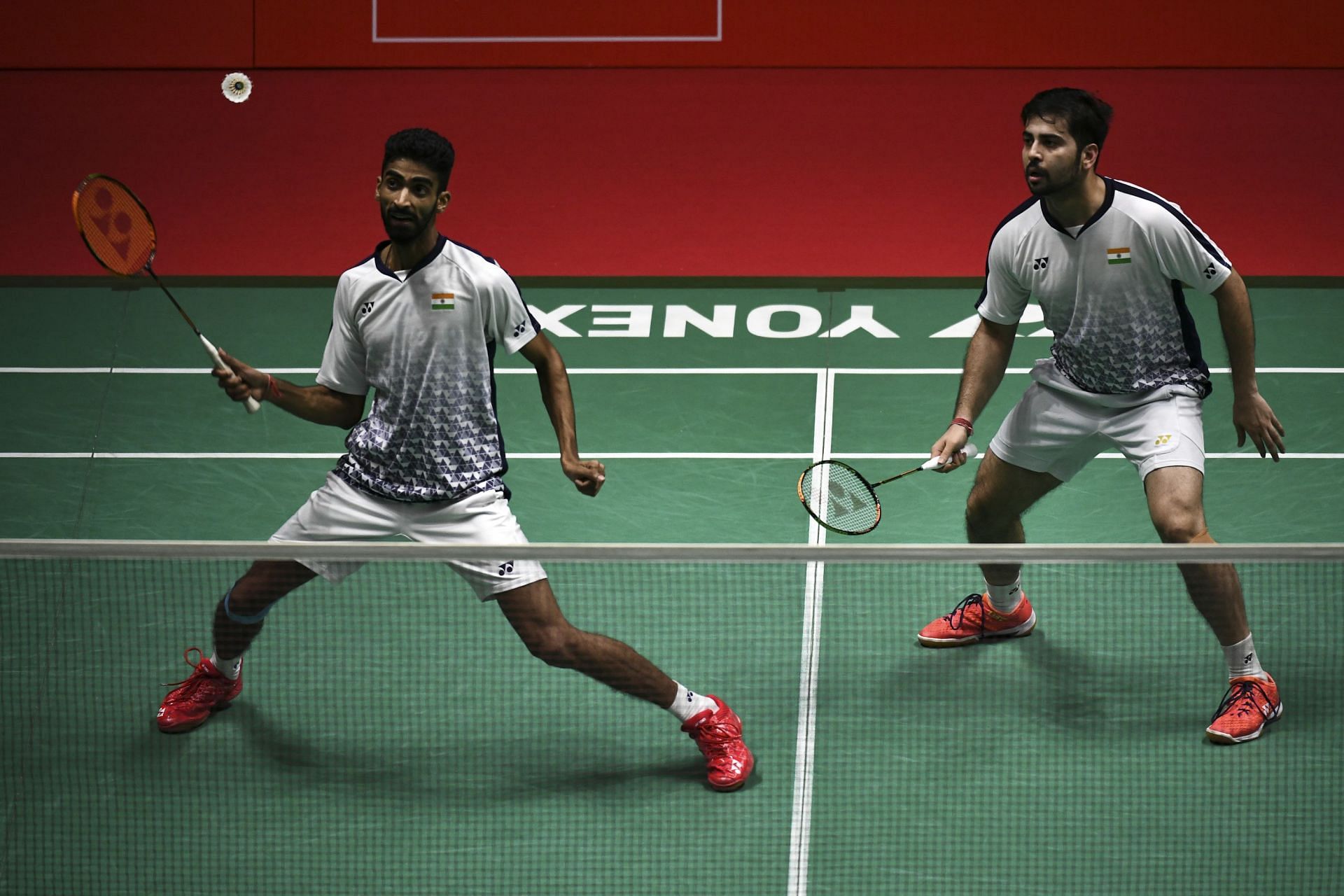 India&#039;s Sumeeth Reddy (L) and Manu Attri in action. (PC: Getty Images)