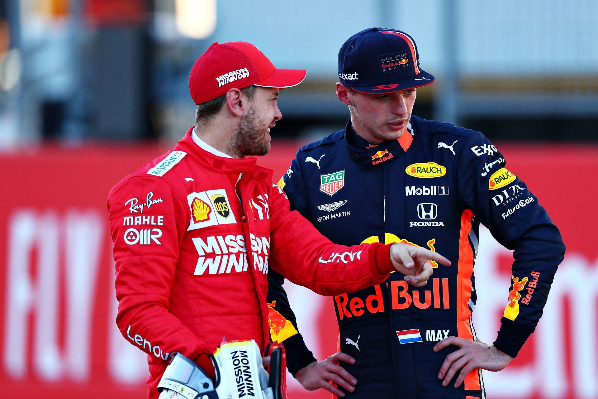 Max Verstappen (right) ended Red Bull&#039;s championship drought in 2021, since Sebastian Vettel (left) last won for the team in 2013