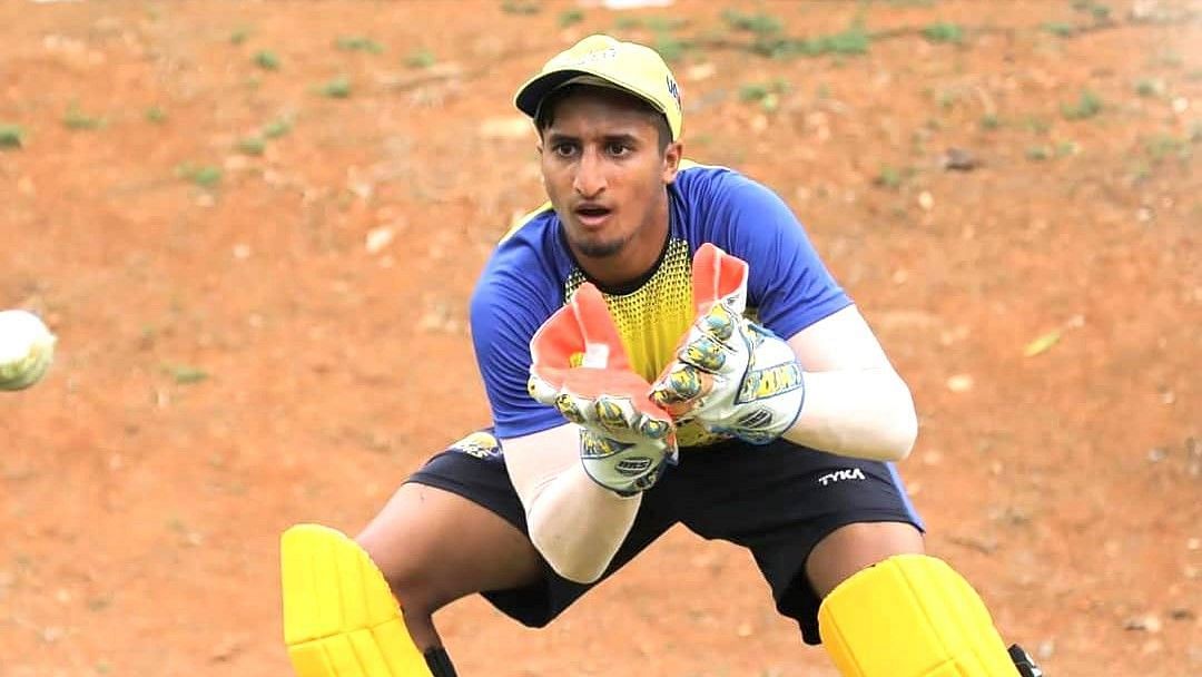 Karnataka wicketkeeper-batsman, Luvnith Sisodia.