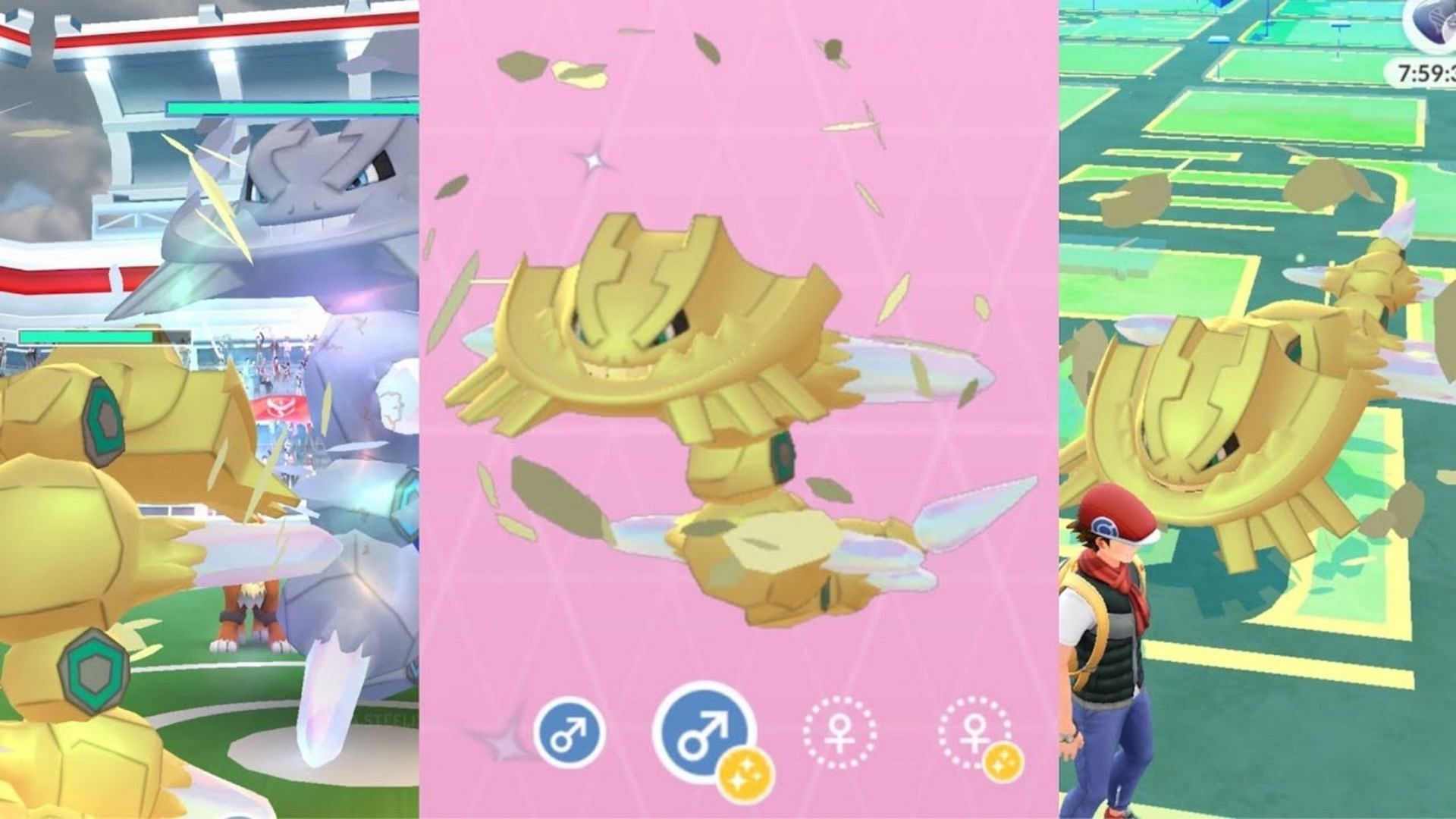 SHINY ✨ ONIX or GOLDEN STEELIX!!! ✨ - PKMN GO!!! - NON REGISTERED!