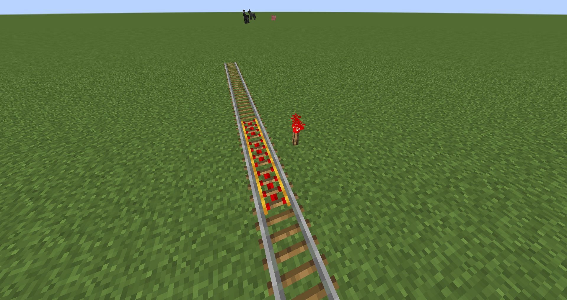 Powered rail (Image via Minecraft Wiki)