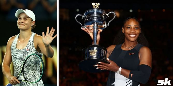 "Her service numbers are as good as Serena Williams' from the Australian Open 5 years ago" - Lindsay Davenport on Ashleigh Barty