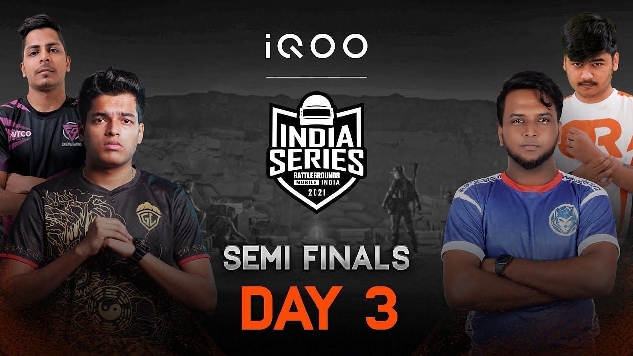 The BGIS 2021 Semifinals Day 3 will start from 5:45 PM IST (Image via BGMI)