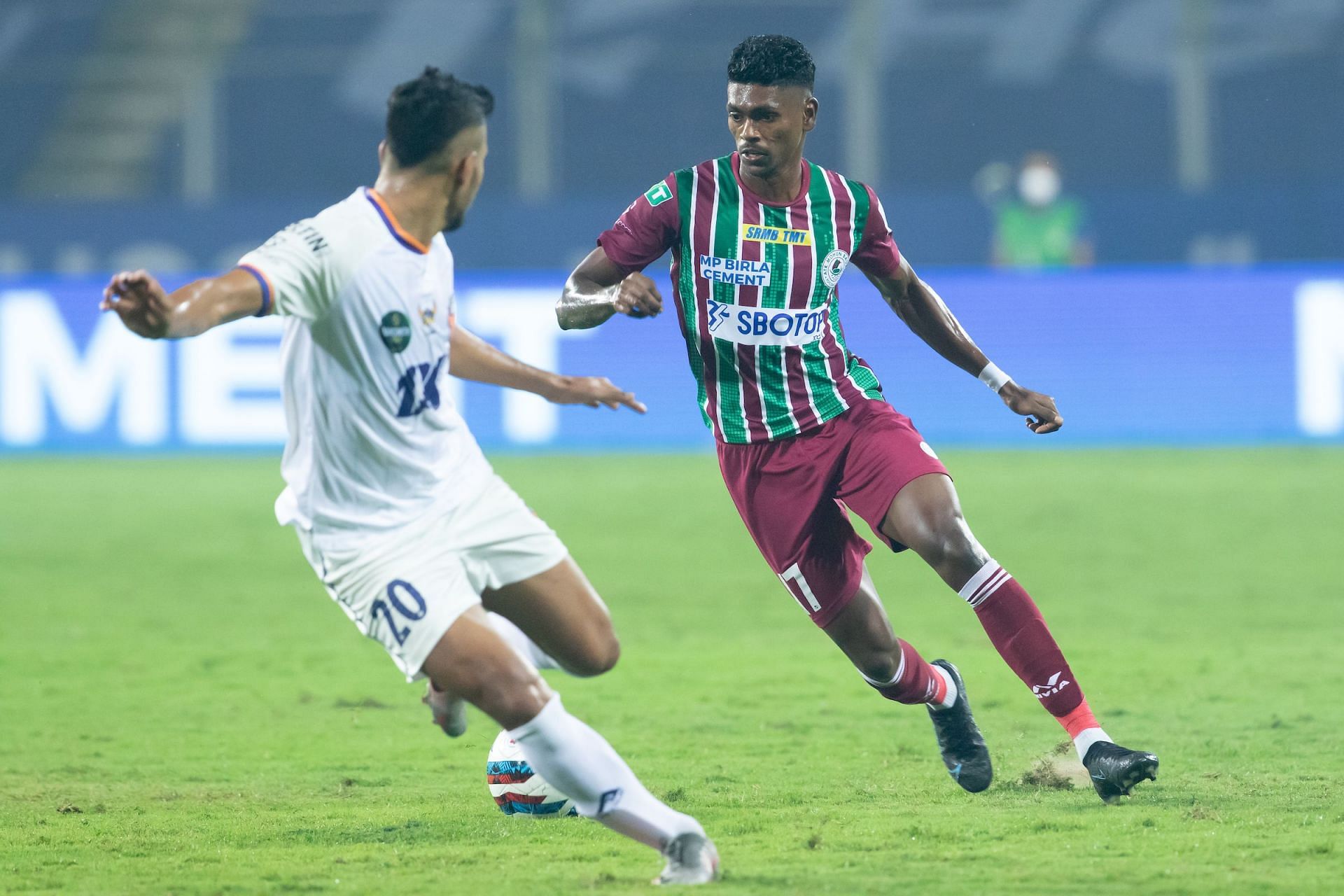 ATK Mohun Bagan&#039;s Liston Colaco who scored a stunner in the last game will face his former side Hyderabad FC (Image Courtesy: ISL)
