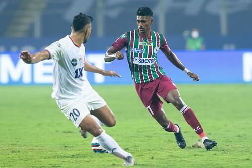 ATK Mohun Bagan's Liston Colaco who scored a stunner in the last game will face his former side Hyderabad FC (Image Courtesy: ISL)