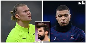 "If I were him I would not go to the same team as Mbappé" - Gerard Pique believes Erling Haaland should play for different team if he wants Ballon d'Or glory
