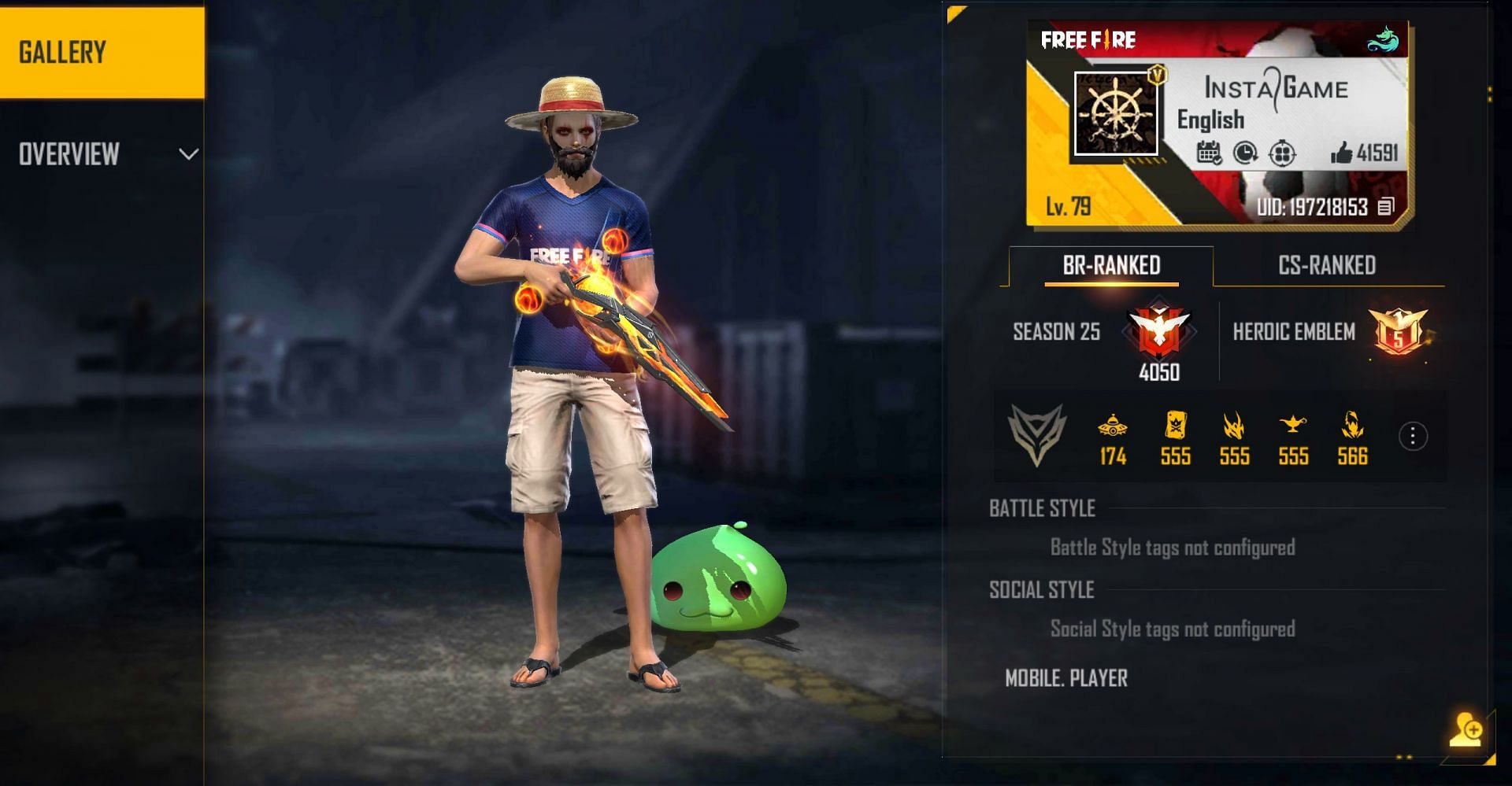 Insta Gamer is a Free Fire YouTuber (Image via Free Fire)
