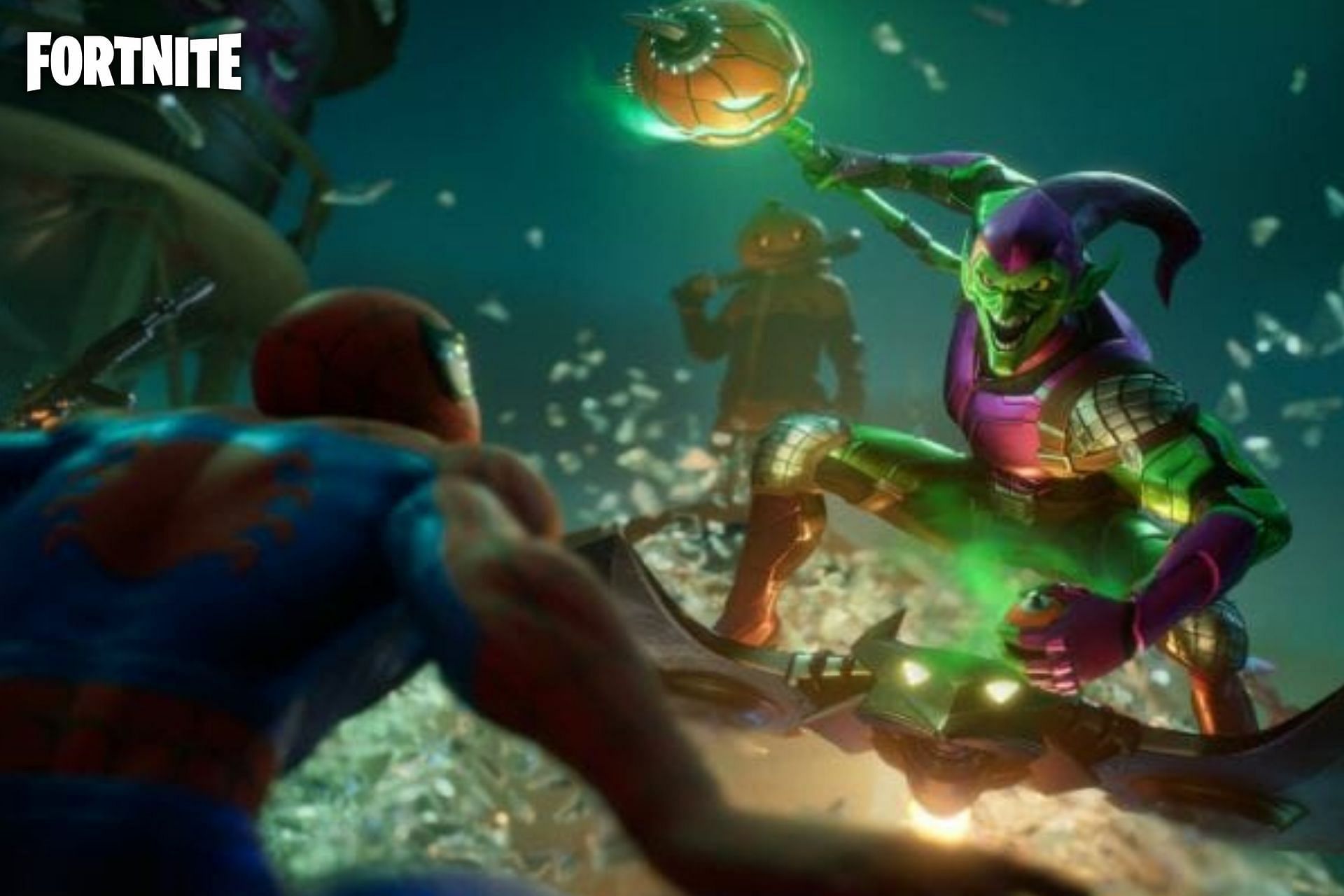 The Green Goblin is coming To Fortnite Chapter 3 soon, and players will be able to obtain the outfit from the Item Shop (Image via Sportskeeda)